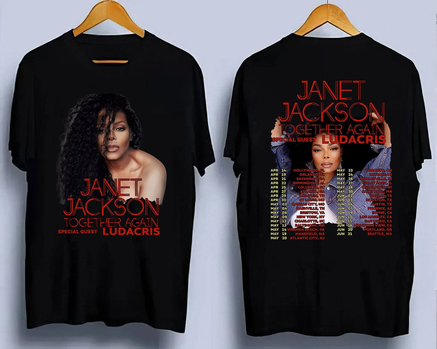 Janet Jackson 2023 Tour T Shirt, Janet Jackson Shirt, Vintage Style 90s