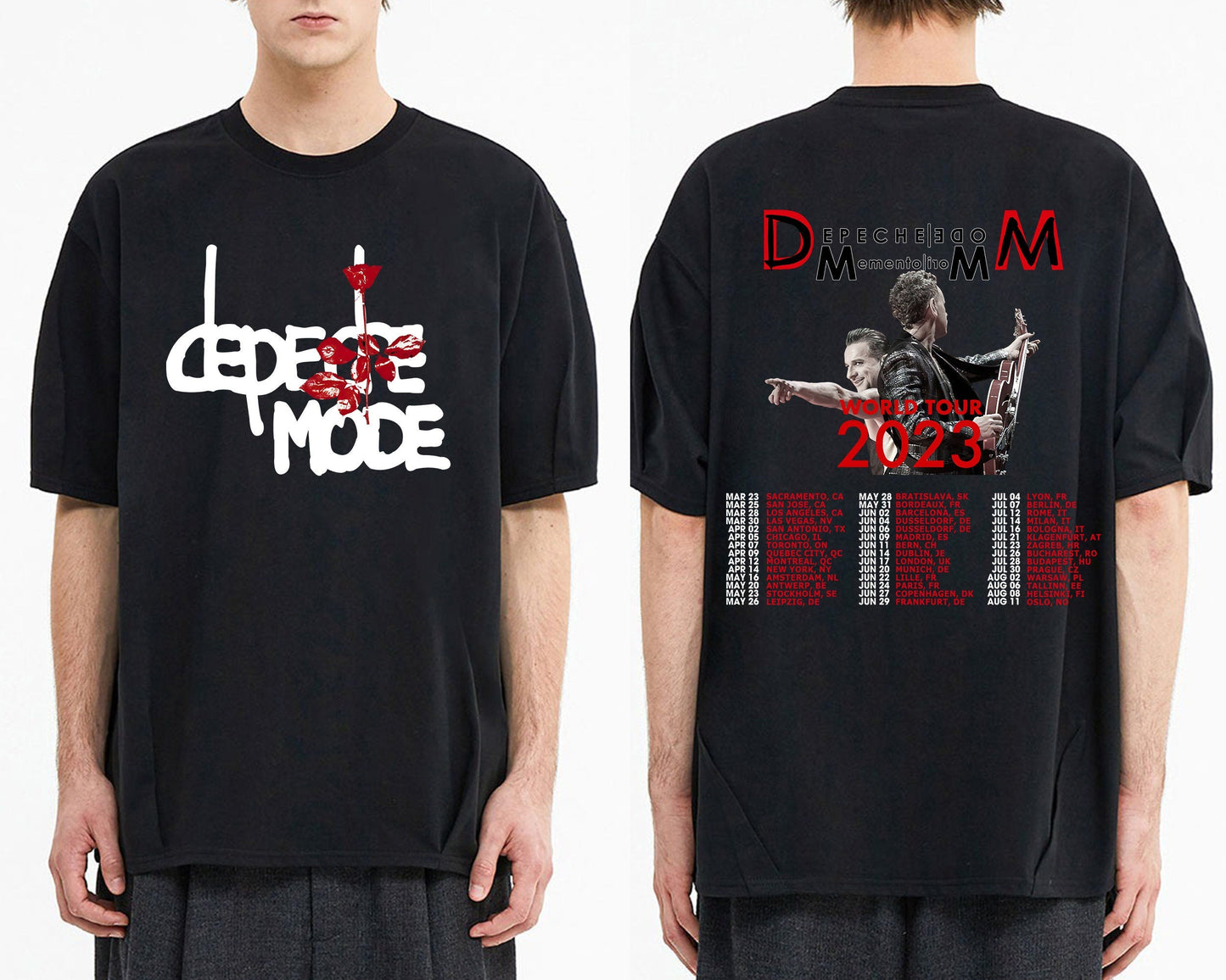 Depeche Mode Memento Mori 2023 T-Shirt, Rock Lover Shirt