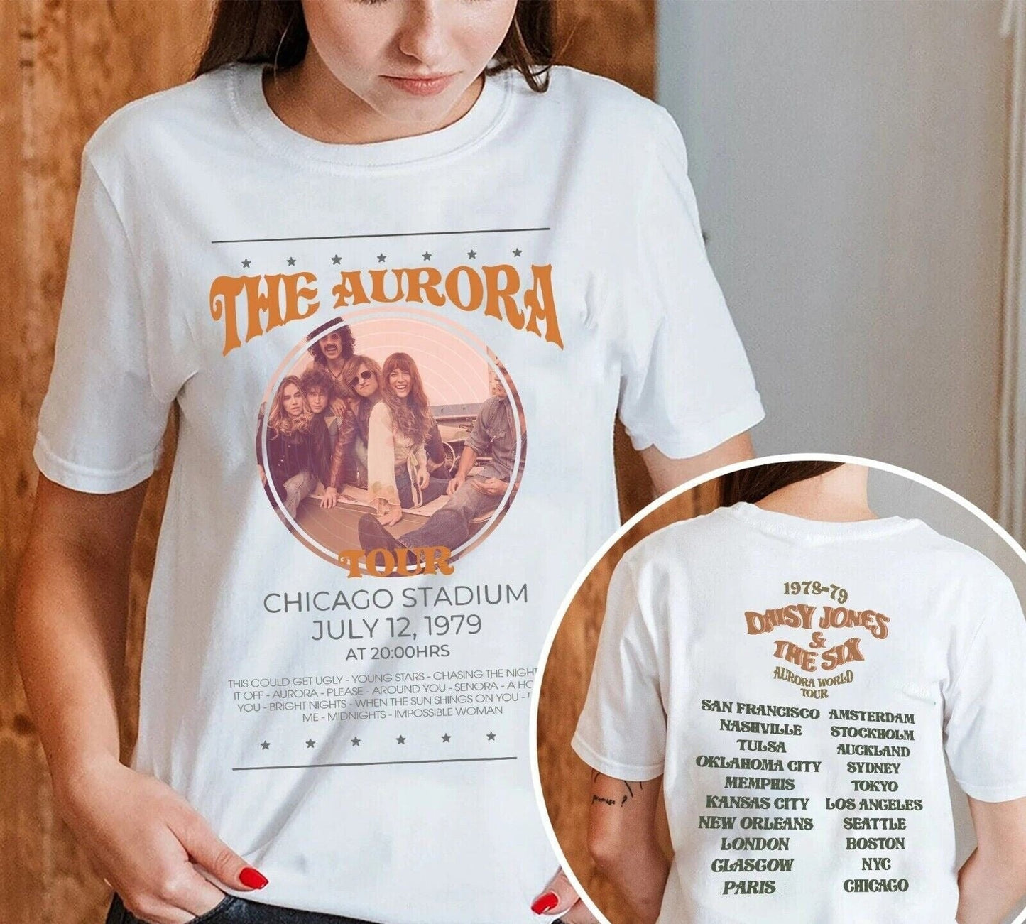 Daisy Jones & The Six Double-Sided T-Shirt