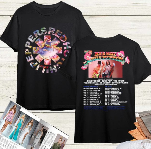 Red Hot Chili Peppers 2023 Tour T-Shirt