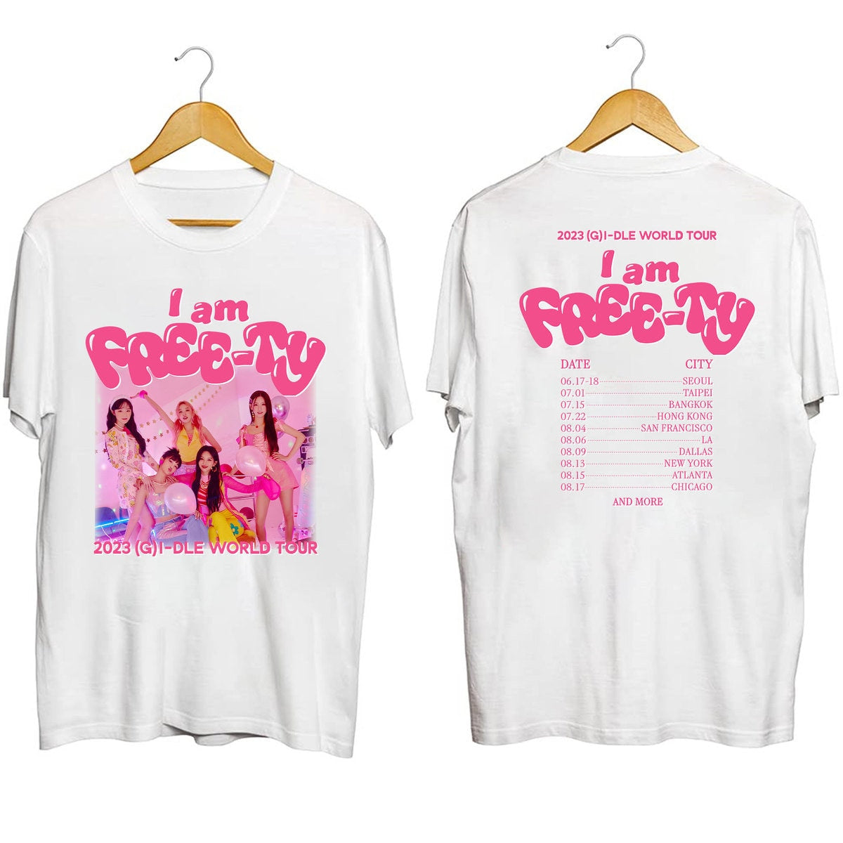 GI-DLE 2023 World Tour Shirt, (G)I-dle Band Fan Shirt
