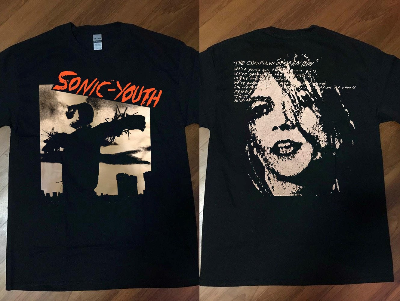 1985 Sonnic Youth Bad Moon Rising T-Shir