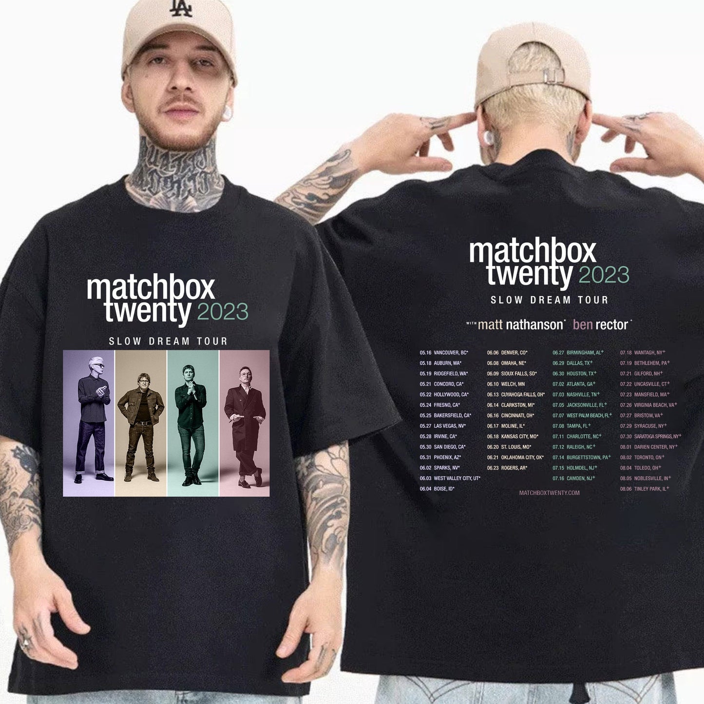 Matchbox Twenty Slow Dream Tour 2023 Shirt, Matchbox Twenty Band Fan Shirt