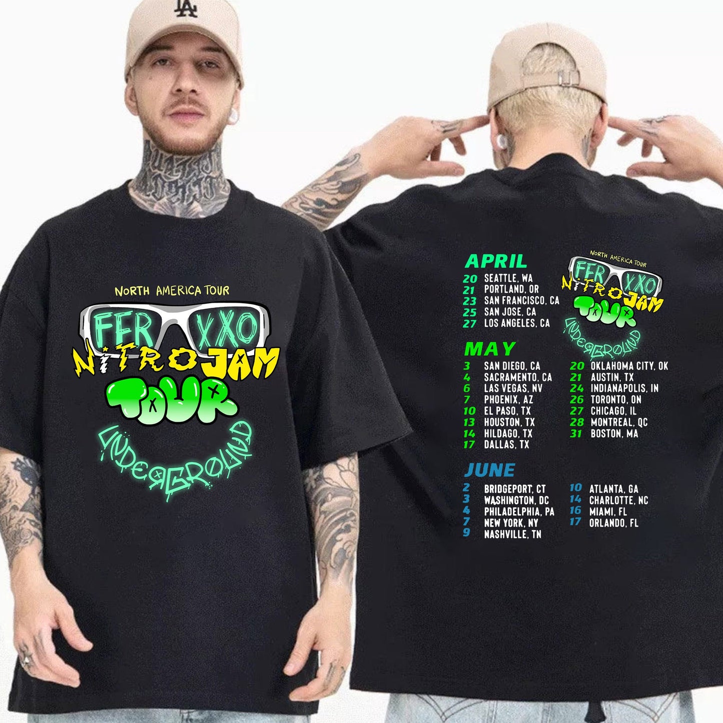 FELIZ CUMPLEAOS Ferxxo 2023 Tour Shirt, FEID North America 2023 Tour Shirt For Fan