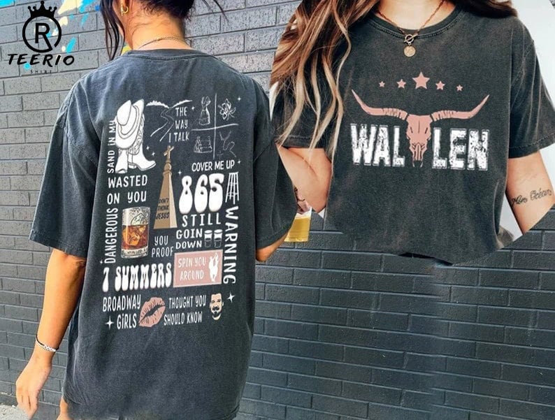 Wallen Western Tour 2023 Merch, Wallen Western Fan Gift, Country Music Shirt, Cowboy Music Merch