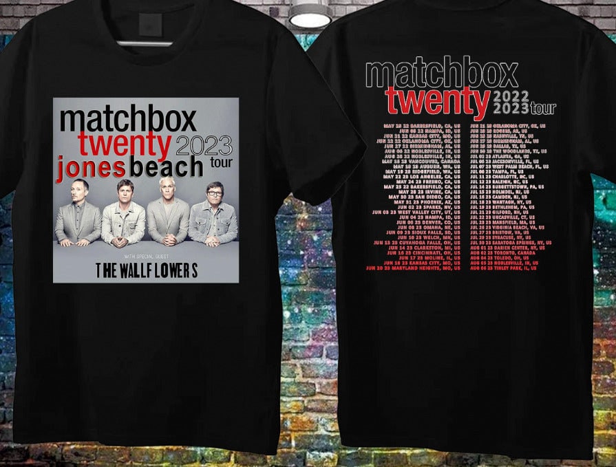 Matchbox Twenty 2022 2023 Tou T-Shirt, Slow Dream Tour 2023 Shirt