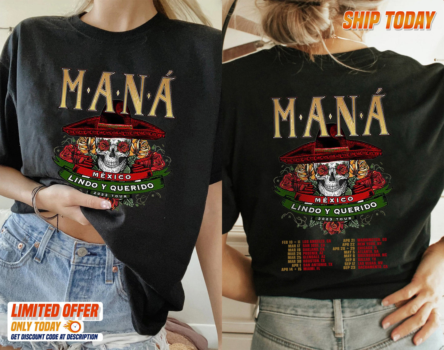 Mana Shirts, Mana Tour 2023
