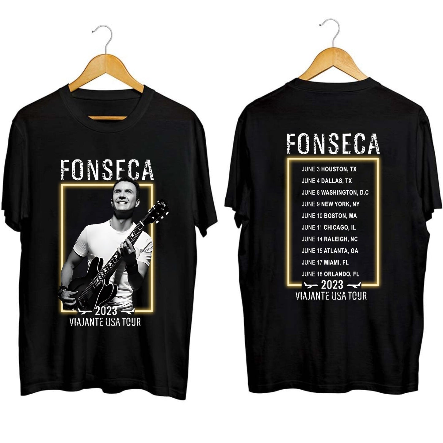 Fonseca Viajante USA Tour 2023 Shirt, Fonseca Fan Shirt, Fonseca 2023 USA Concert Shirt