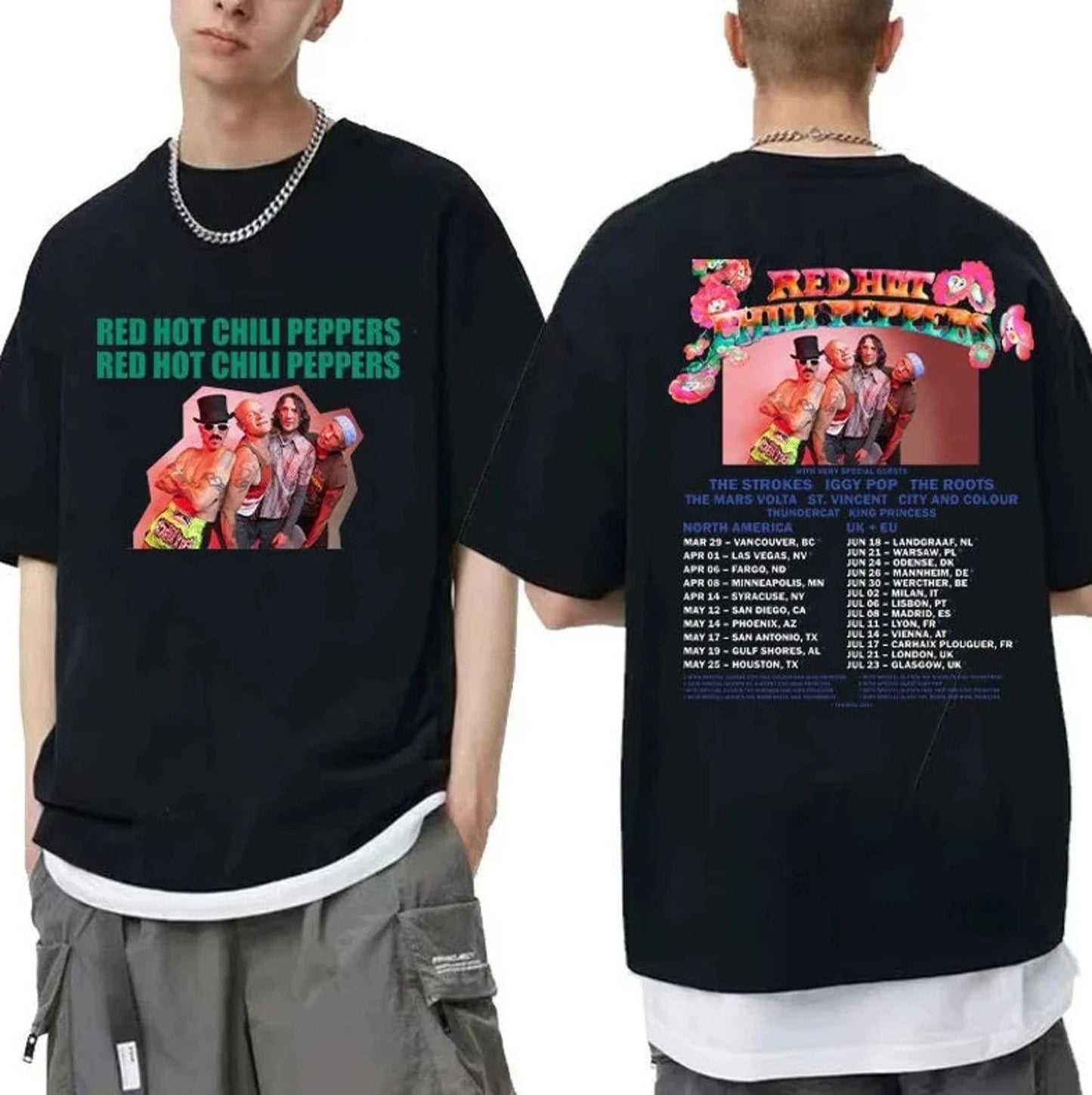 Red Hot Chili Peppers World Tour 2023 Shirt, Red Hot Chili Peppers Tour 2023, Red Hot Chili Peppers 2023 Merch