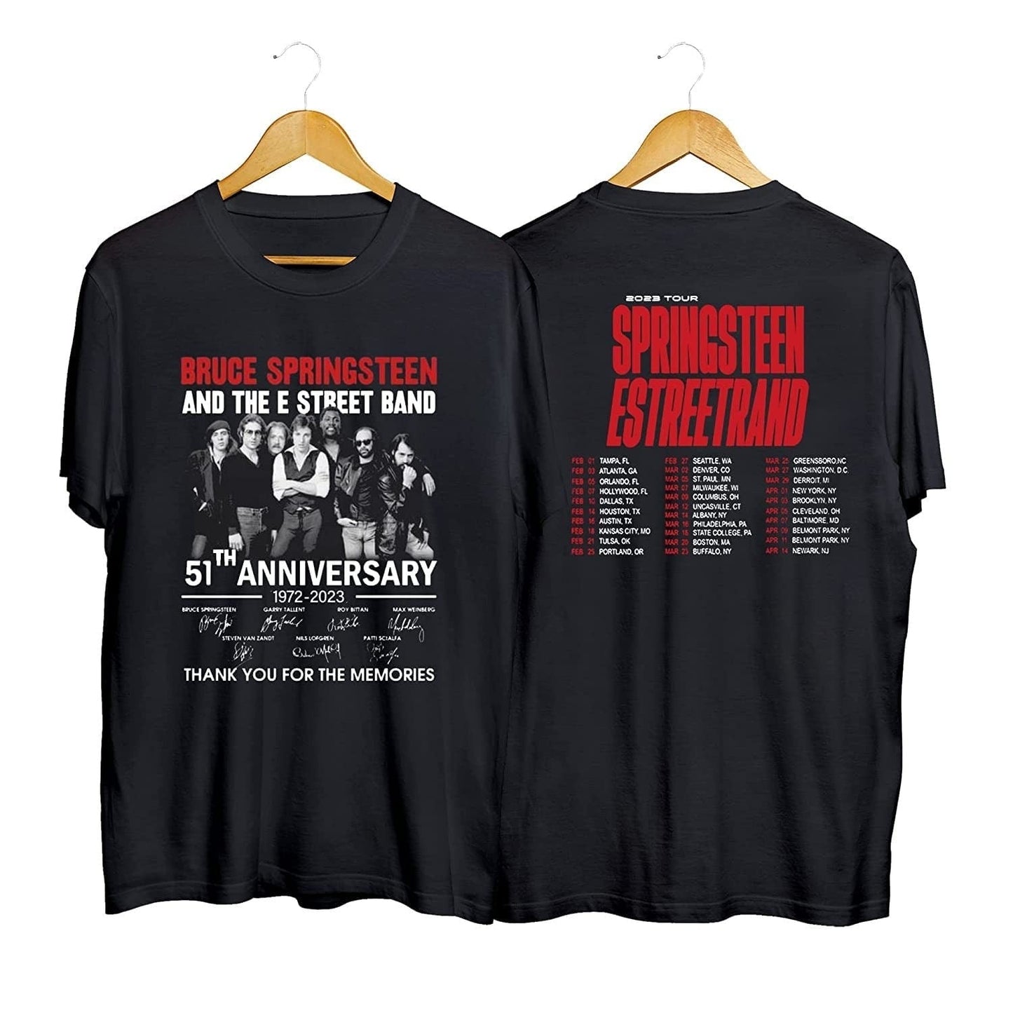 Bruce Springsteen and The E Street Band 2023 Tour Shirt
