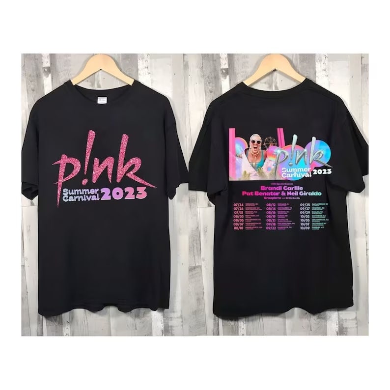 P!nk Singer Summer Carnival 2023, Festival Tour T-shirt