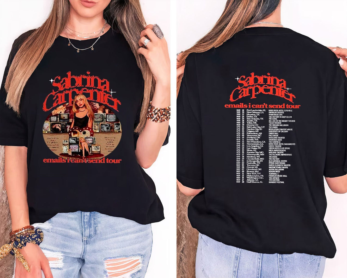 Sabrina Carpenter Emails I Can't Send Tour 2023 Shirt, Sabrina Carpenter Tshirt