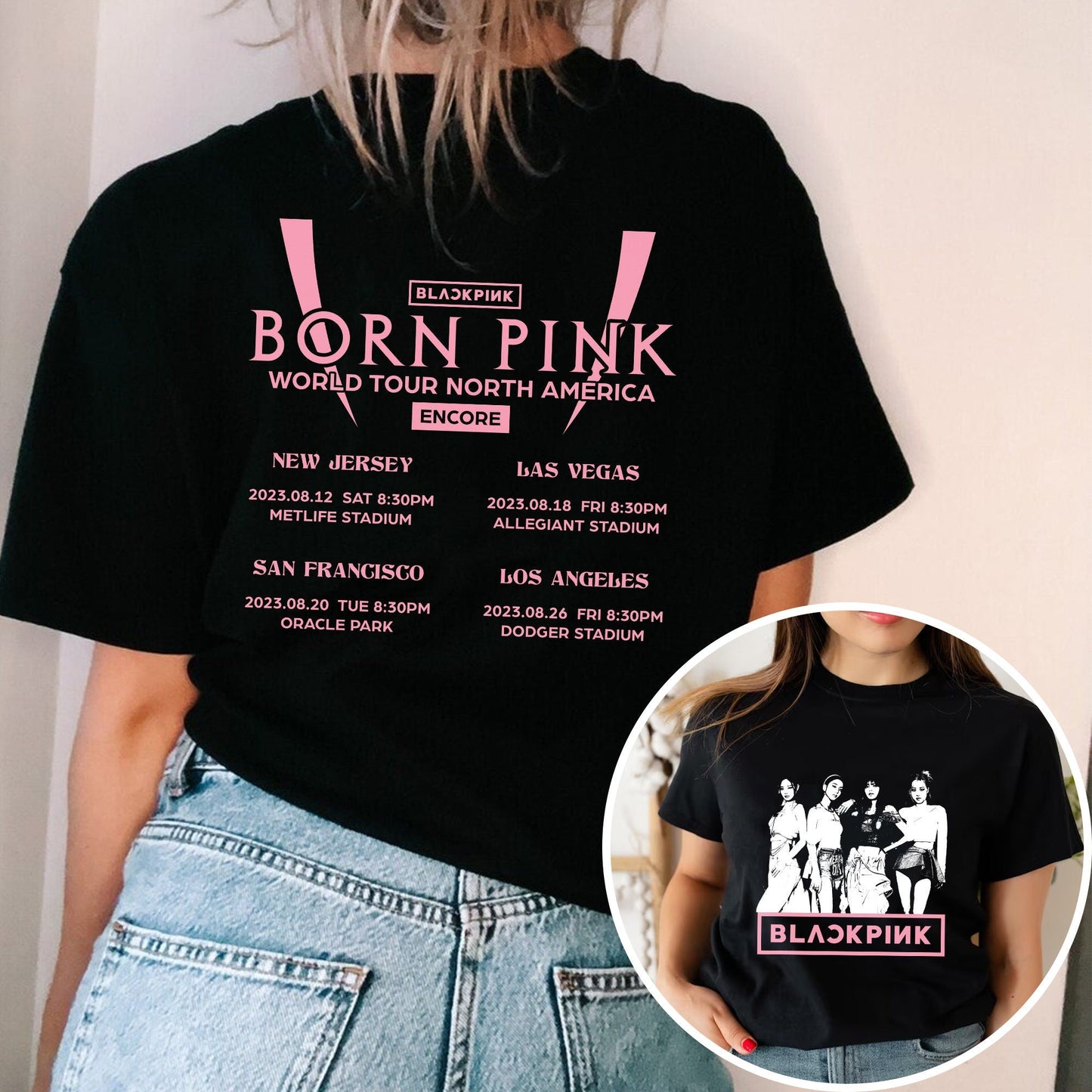 Blackpink 2023 World Tour Fan Shirt