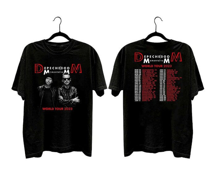 Depeche Mode Memento Mori Tour 2023 Tshirt, Depeche Mode Tour 2023 Tshirt