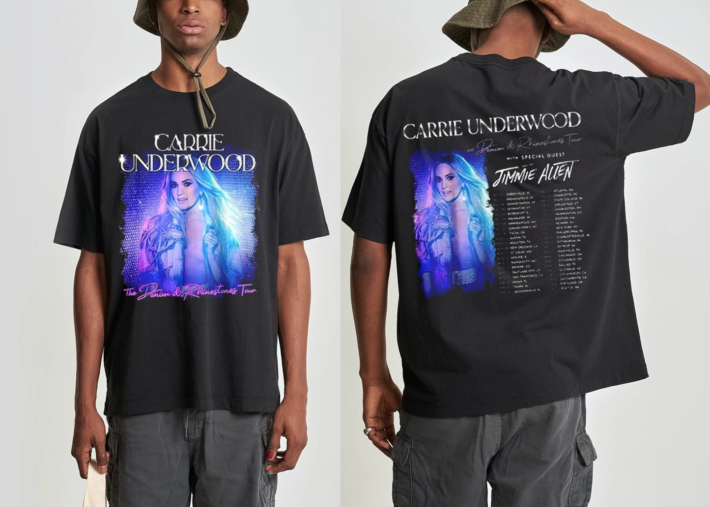 Carrie Underwood Denim and Rhinestones Tour 2022 T- Shirt, Carrie Underwood 2023 Tour Shirt