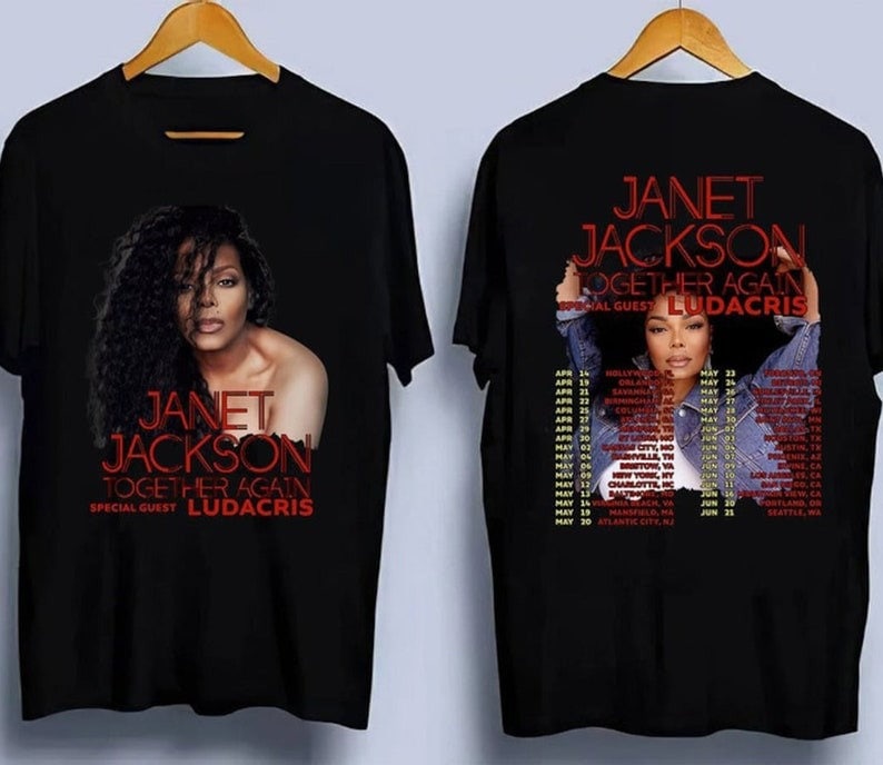 Janet Jackson 2023 Tour T Shirt, Janet Jackson Shirt For Fan, Janet Tour 2023 Tee