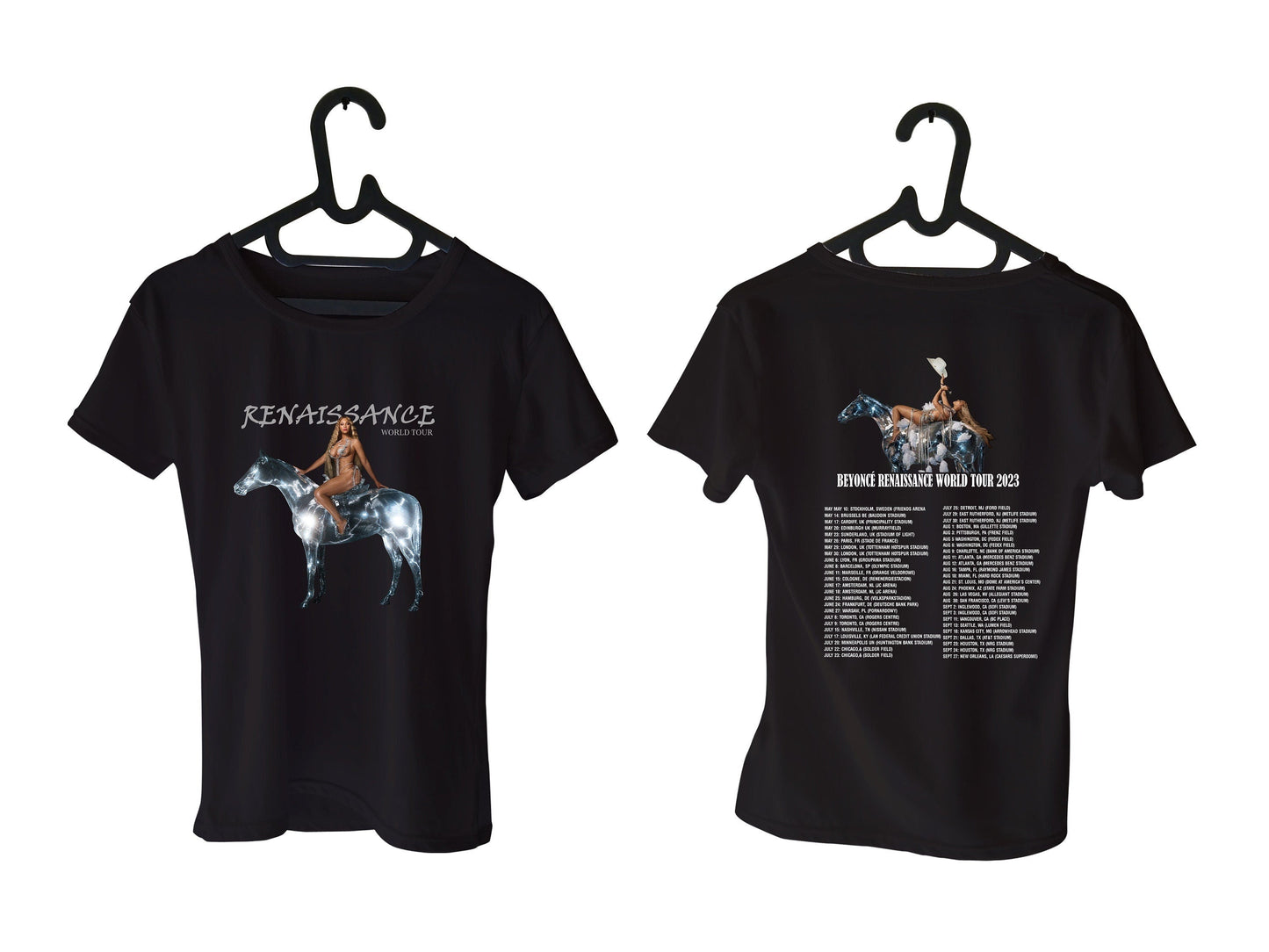 Beyonce Renaissance Tour Two Sided Shirt, Renaissance World Tour Shirt, Beyonc 2023 Merch