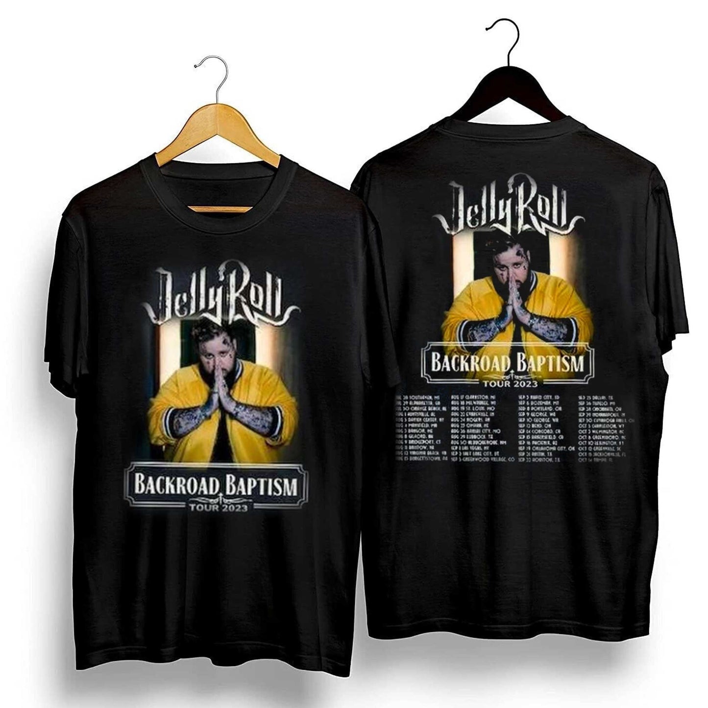 Jelly Roll Tour 2023 Shirt, Jelly Roll Backroad Baptism 2023 Tour Shirt