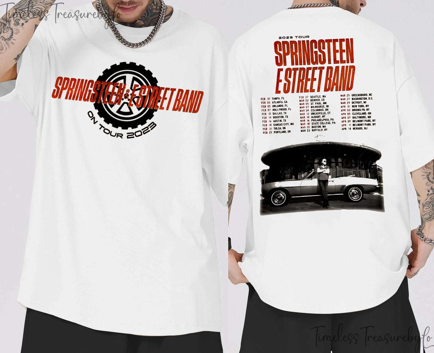 Bruce Springsteen And The E Street Band Tour 2023 Vintage Shirt, Vintage