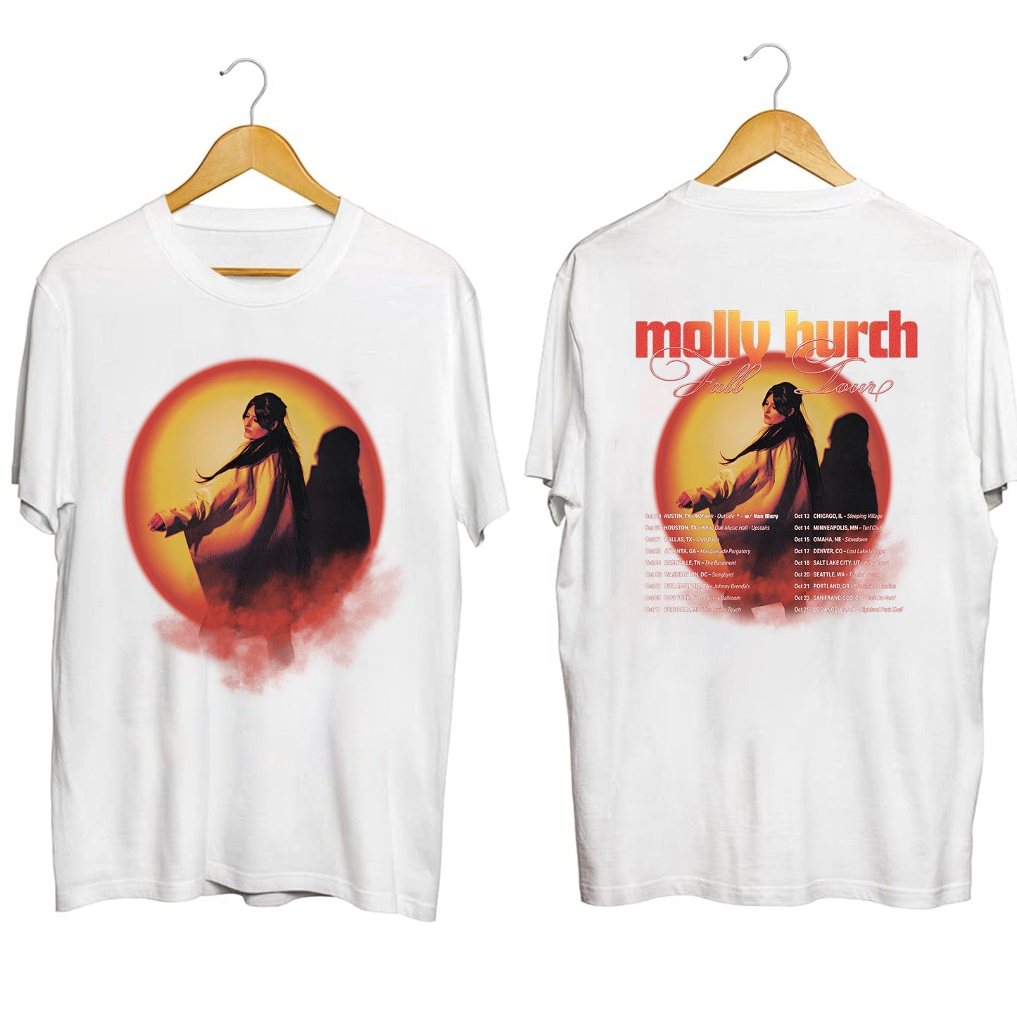 Molly Burch Fall 2023 US Tour Shirt