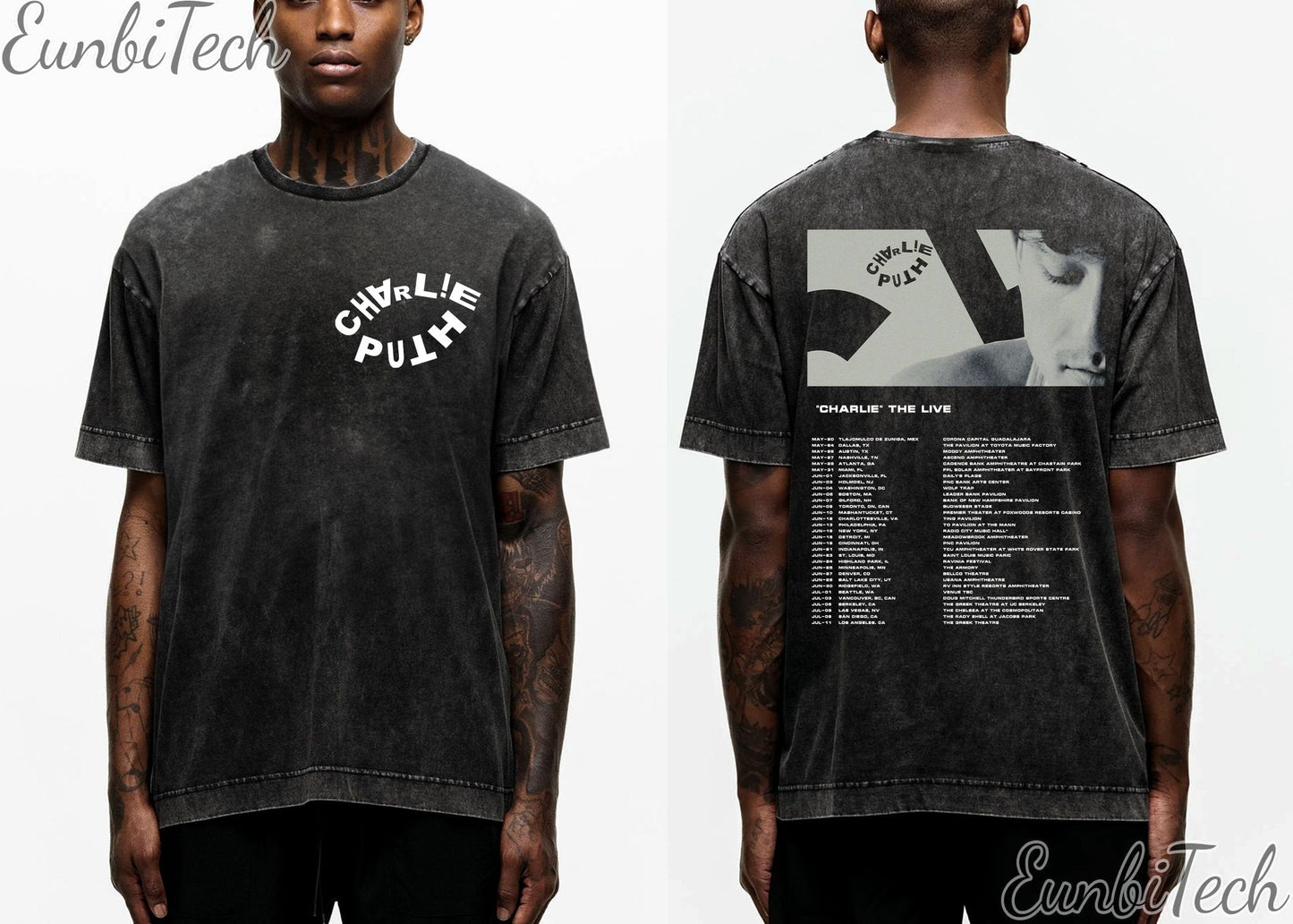 Charlie Puth 2023 Tour Shirt, Charlie Puth Music Shirt