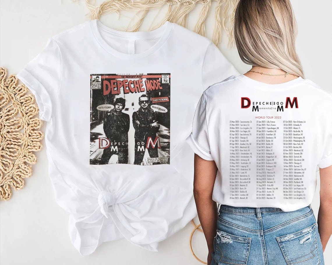Depeche Mode Memento Mori Tour 2023 Shirt, Depeche Mode Tour Tshirt