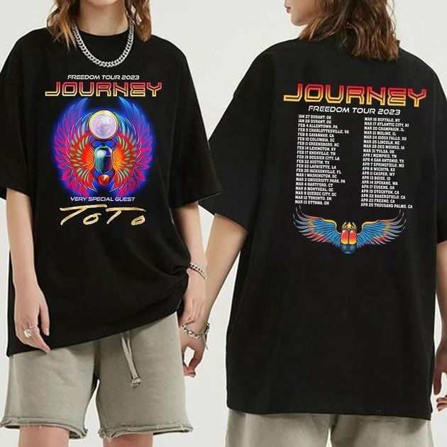 Journey Freedom Tour 2023 Shirt, Journey 50th Anniversary, Journey Tour 2023 Shirt