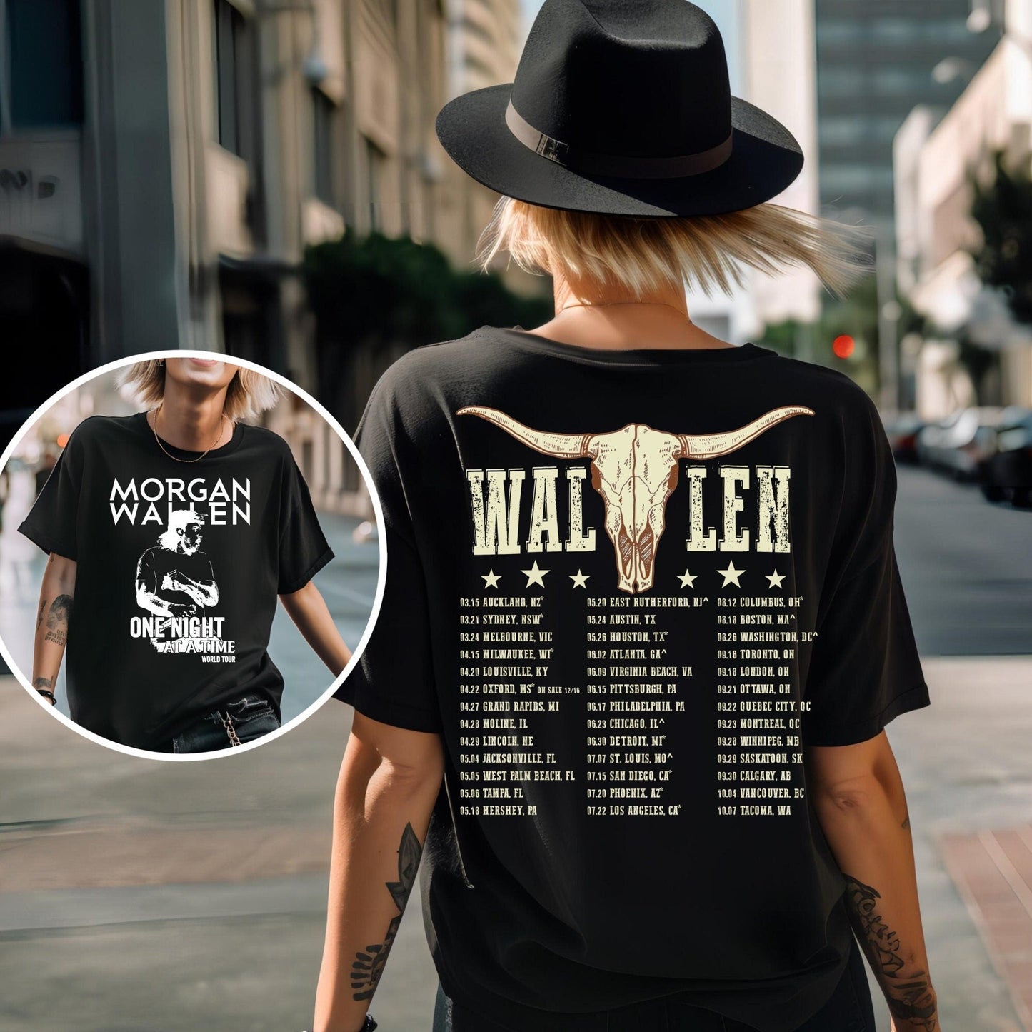 Vintage Wallen Western T-Shirt, Trendy Tee, Cowgirl Country T-Shirt