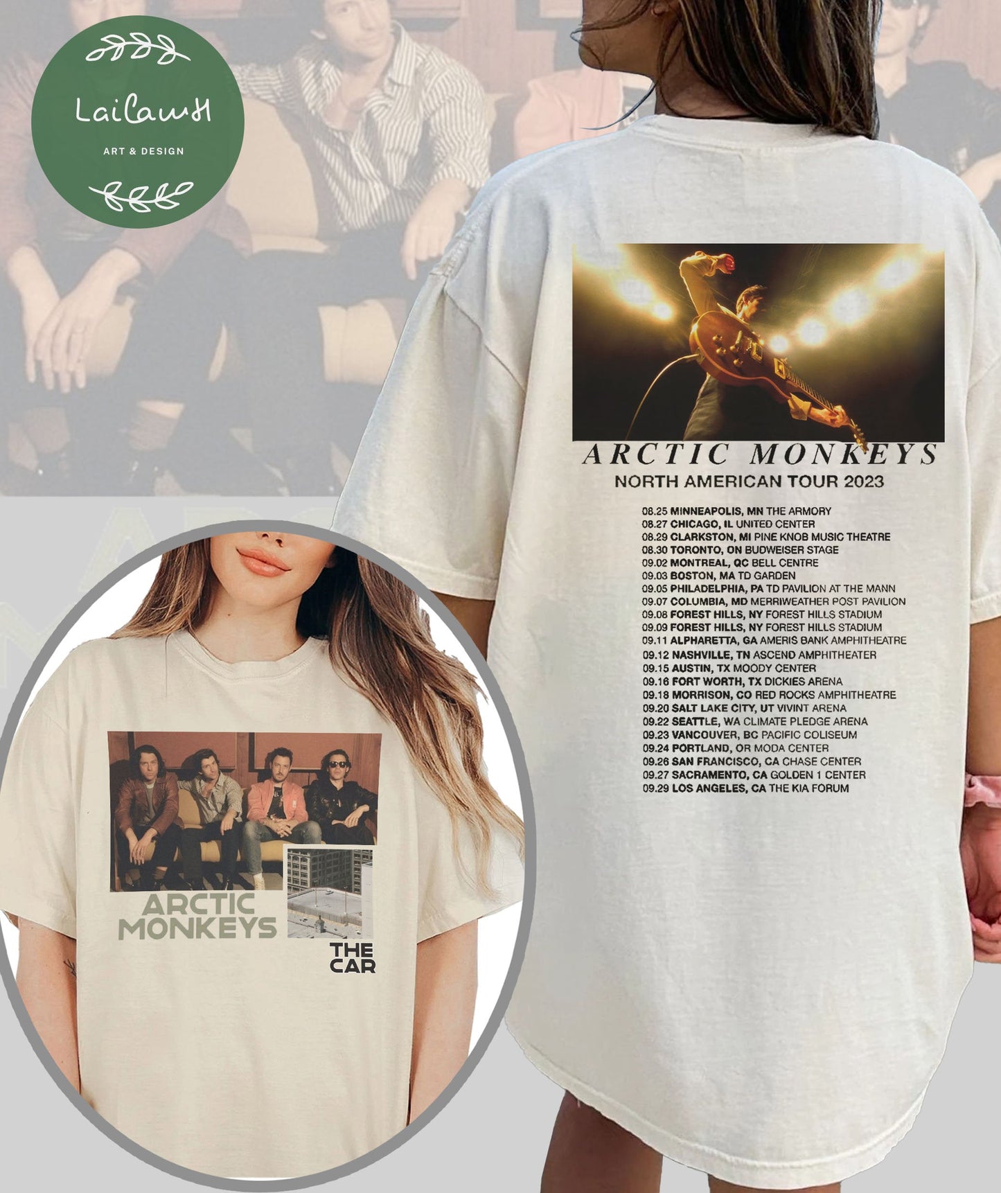 Arctic Monkeys The Car Tour 2023 tour dates shirt