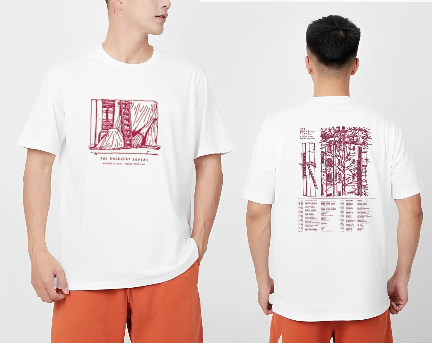 The Backseat Lovers Tour 2023 Shirt, Backseat Lovers T-Shirt