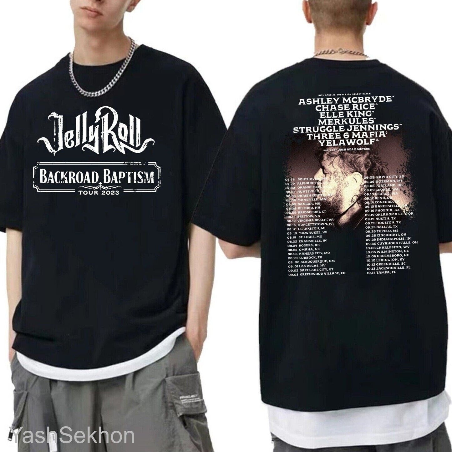 Jelly Roll Vintage 90s Graphic Shirt