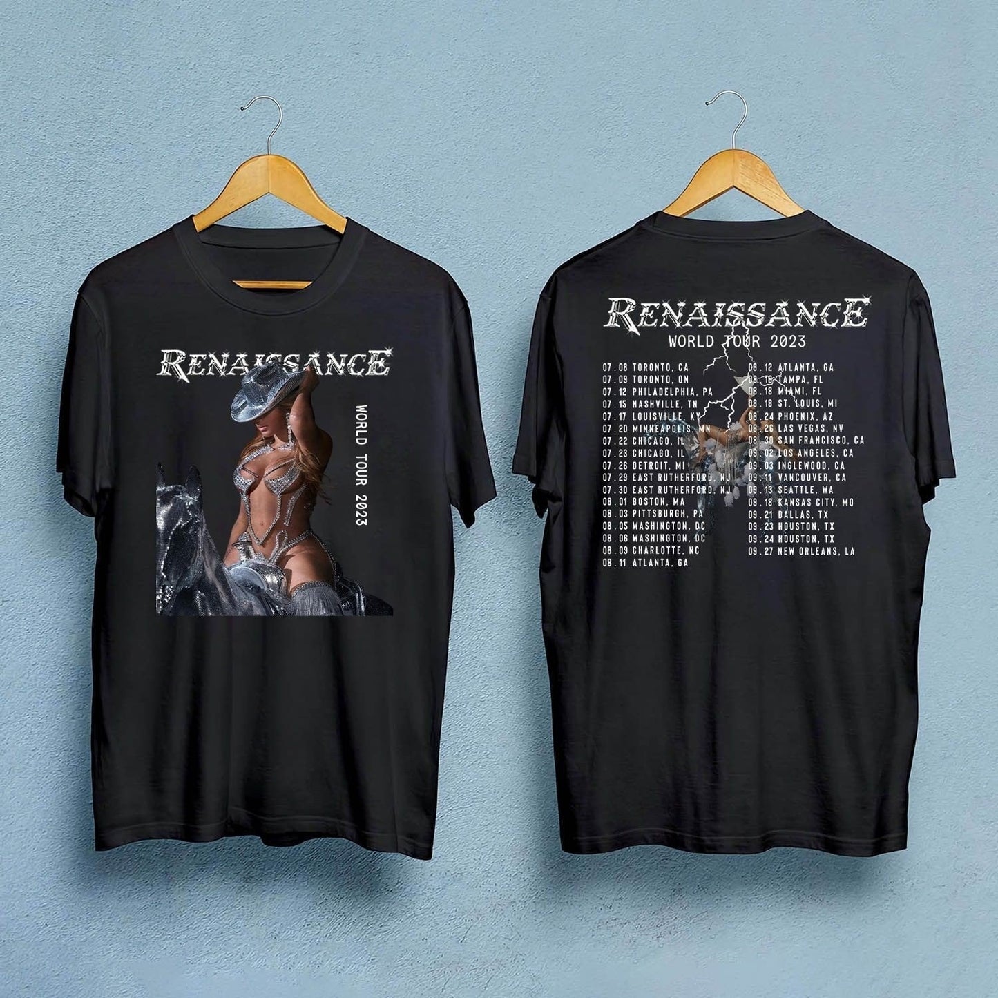Beyonce Renaissance Tour Two Sided Shirt, Renaissance World Tour 2023 Shirt