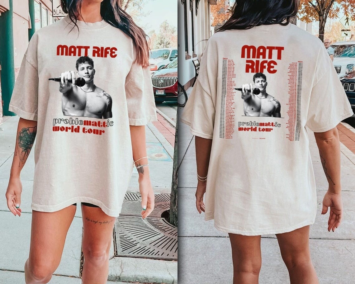 Matt Rife Problemattic World Tour Shirt, Matt Rife Shirt, Matt Rife Comedy Shirt