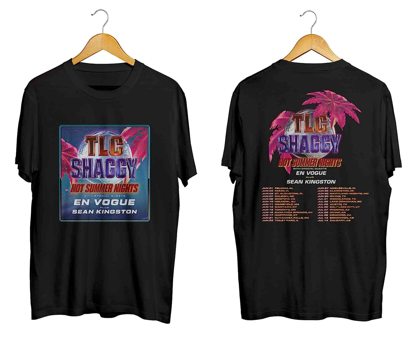 TLC and Shaggy 2023 Tour Shirt