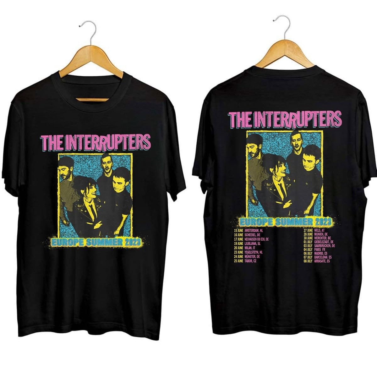 The Interrupters 2023 Europe Tour Shirt
