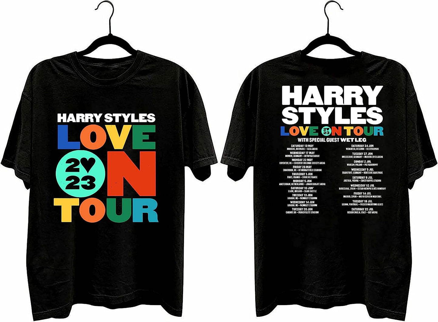 Classic Love On Tour 2023 Double Sides Tshirt, 2023 Music Tour Shirt