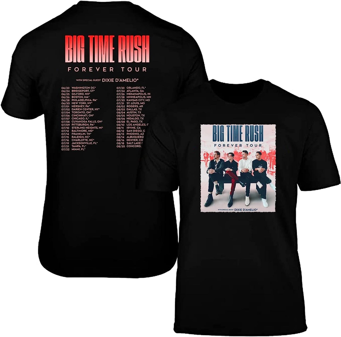 Bigs Time Rushs Forever Tour 2022 T-Shirt