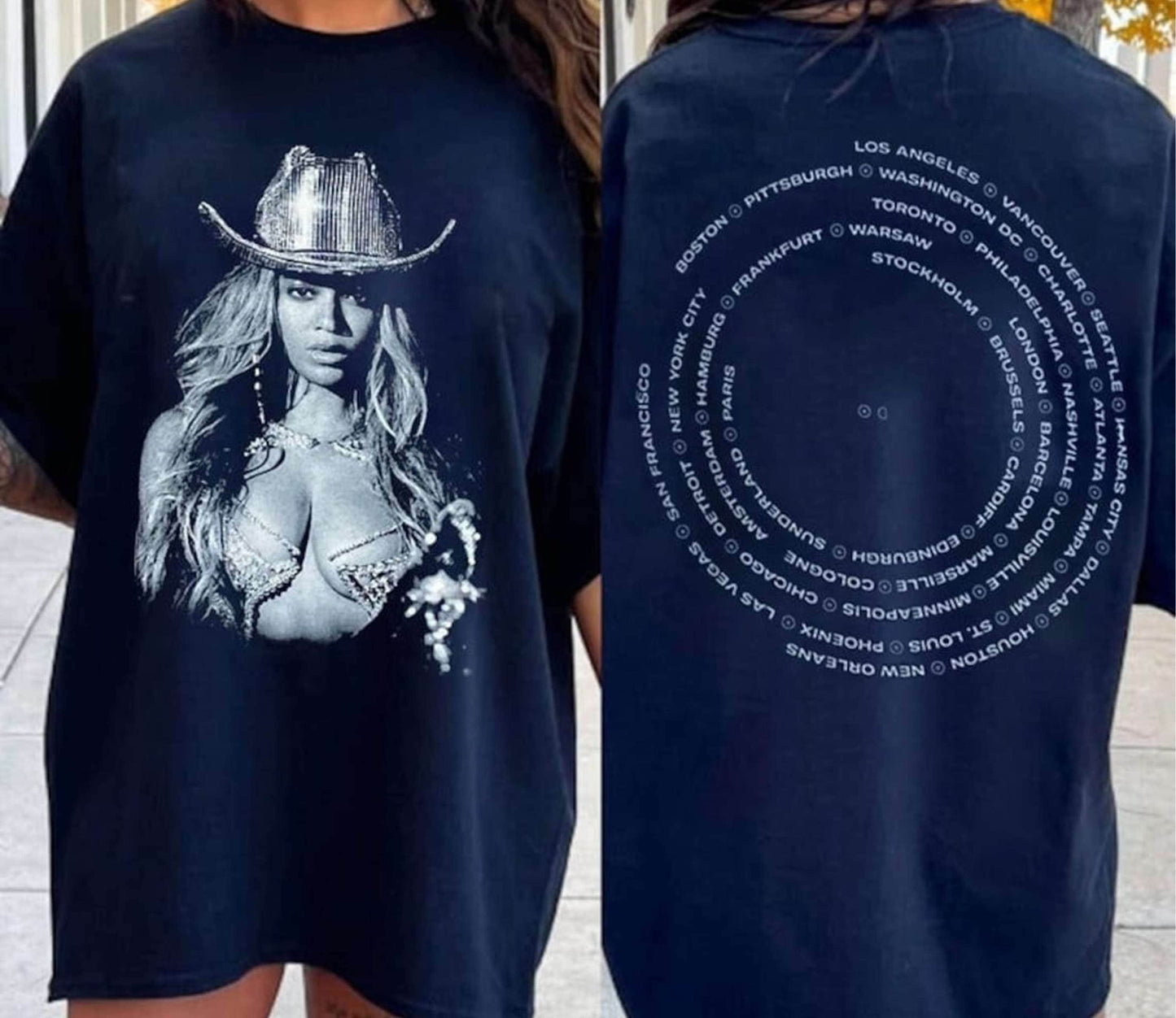 Beyoncé 2023 Vintage Tour Shirt - Concert Fan Gift