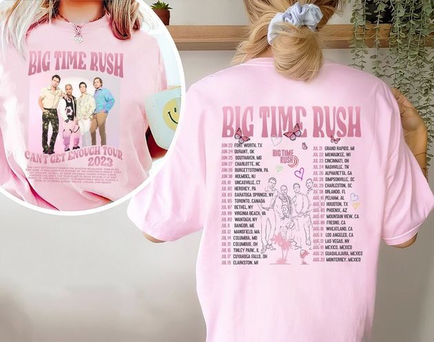 90s Vintage Big Time Rush Band Shirt, Big Time Rush Tour Shirt