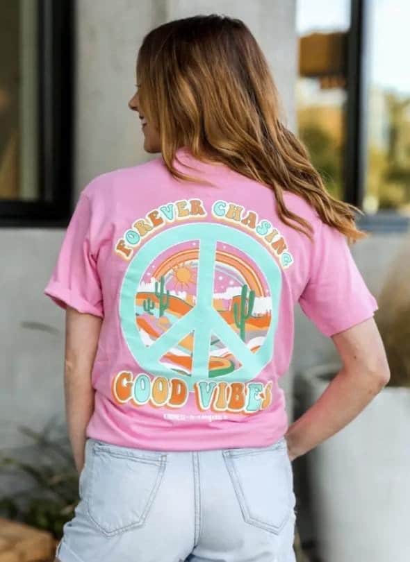 Forever chasing Good V tee shirt