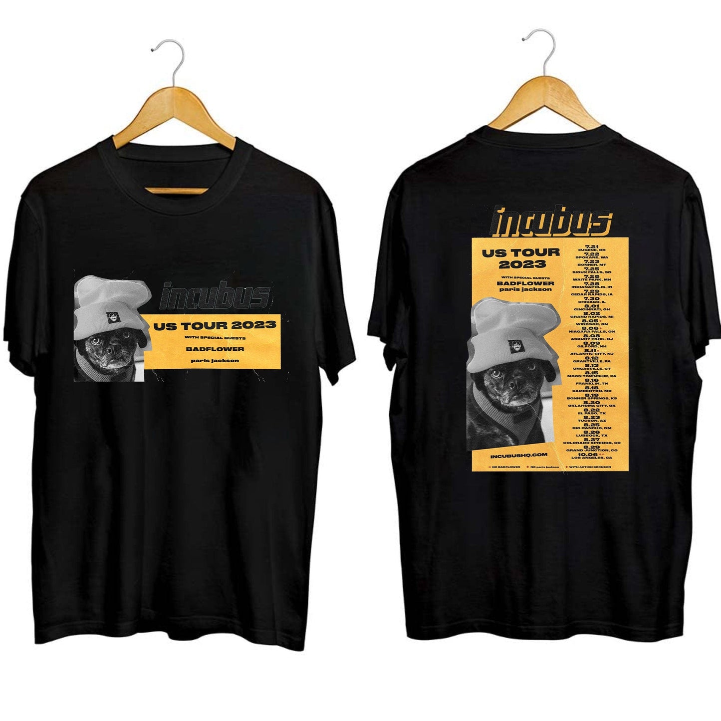 Incubus 2023 Summer Concert T-Shirt - Rock Band Merchandise