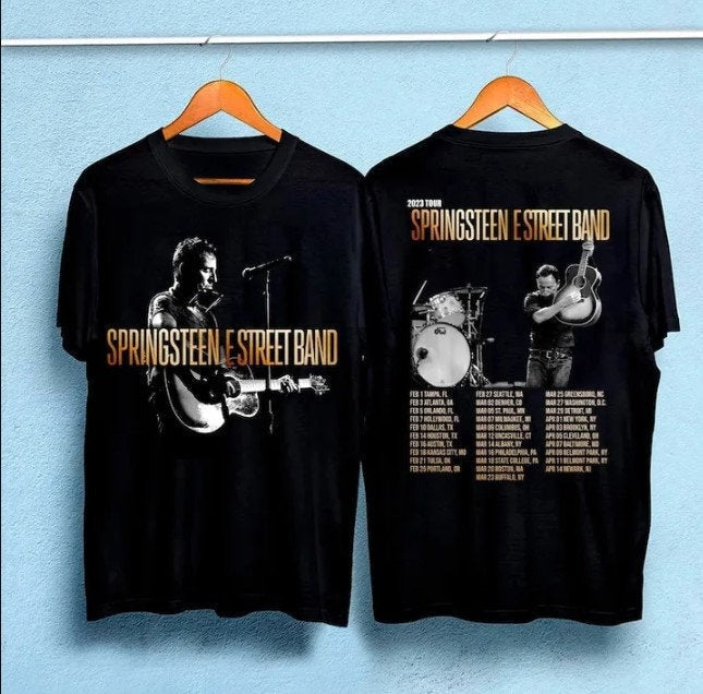 Bruce Springsteen & E Street Band First 2023 Tour Hoodie, Bruce Springsteen Shirt