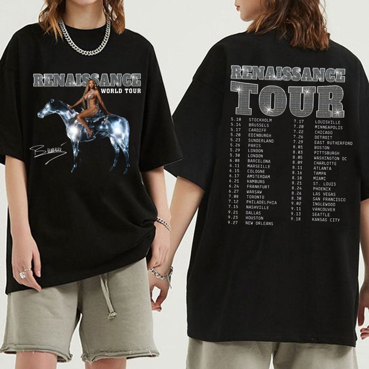 Be.yon.ce Renaissance World Tour 2023 Shirt, Bey.on.ce Renaissance Bling Shirt