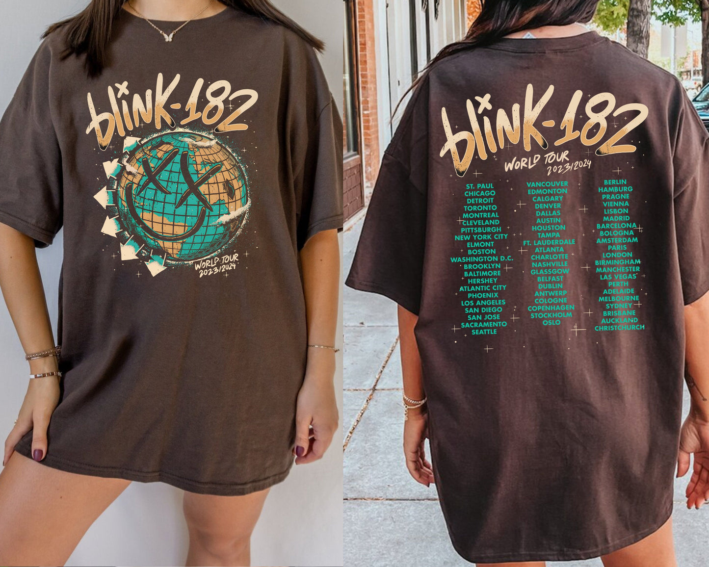 182 The World Tour Shirt, B182 Tour 2023 Merch