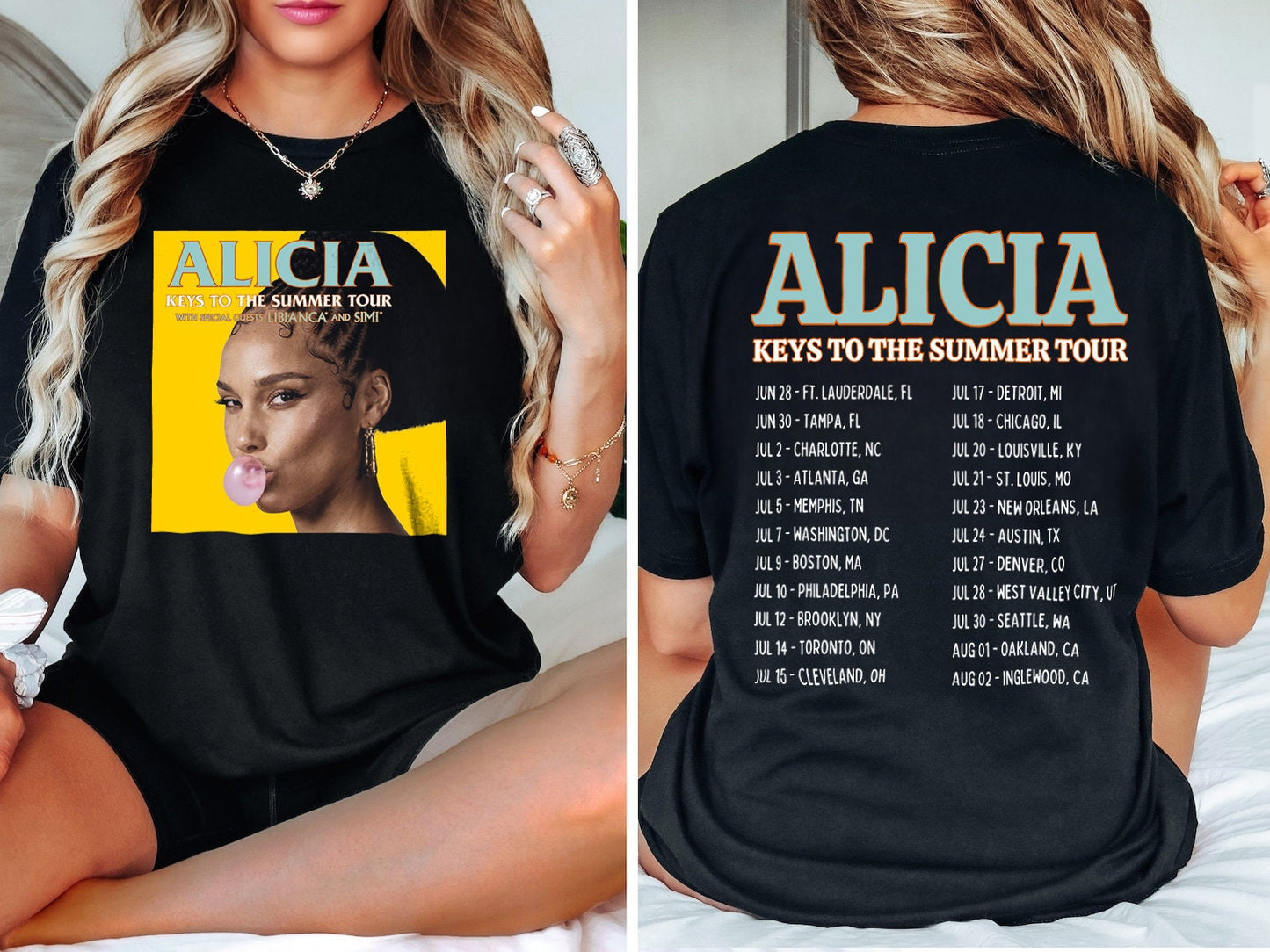 Alicia Keys Music Shirt World Tour 2023 T-Shirt