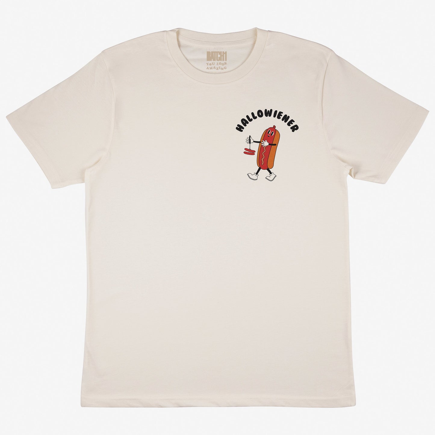 Hallowiener Men's Halloween Slogan T Shirt