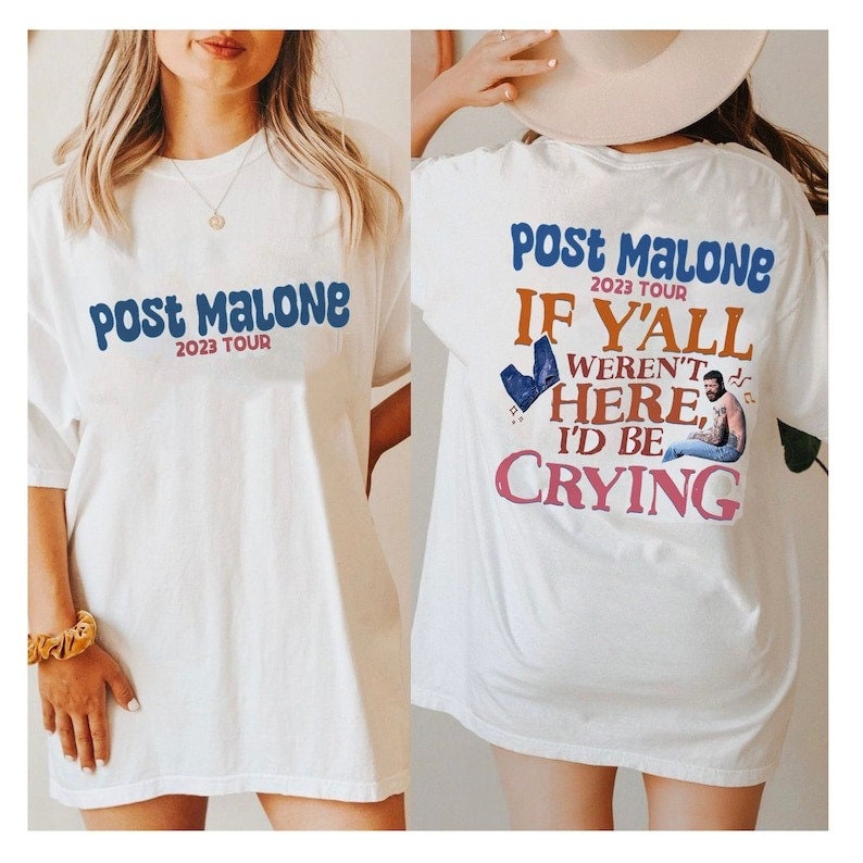 Post Malone 2023 Tour Shirt, Post Malone Fan Shirt, Rapper Post Malone Concert