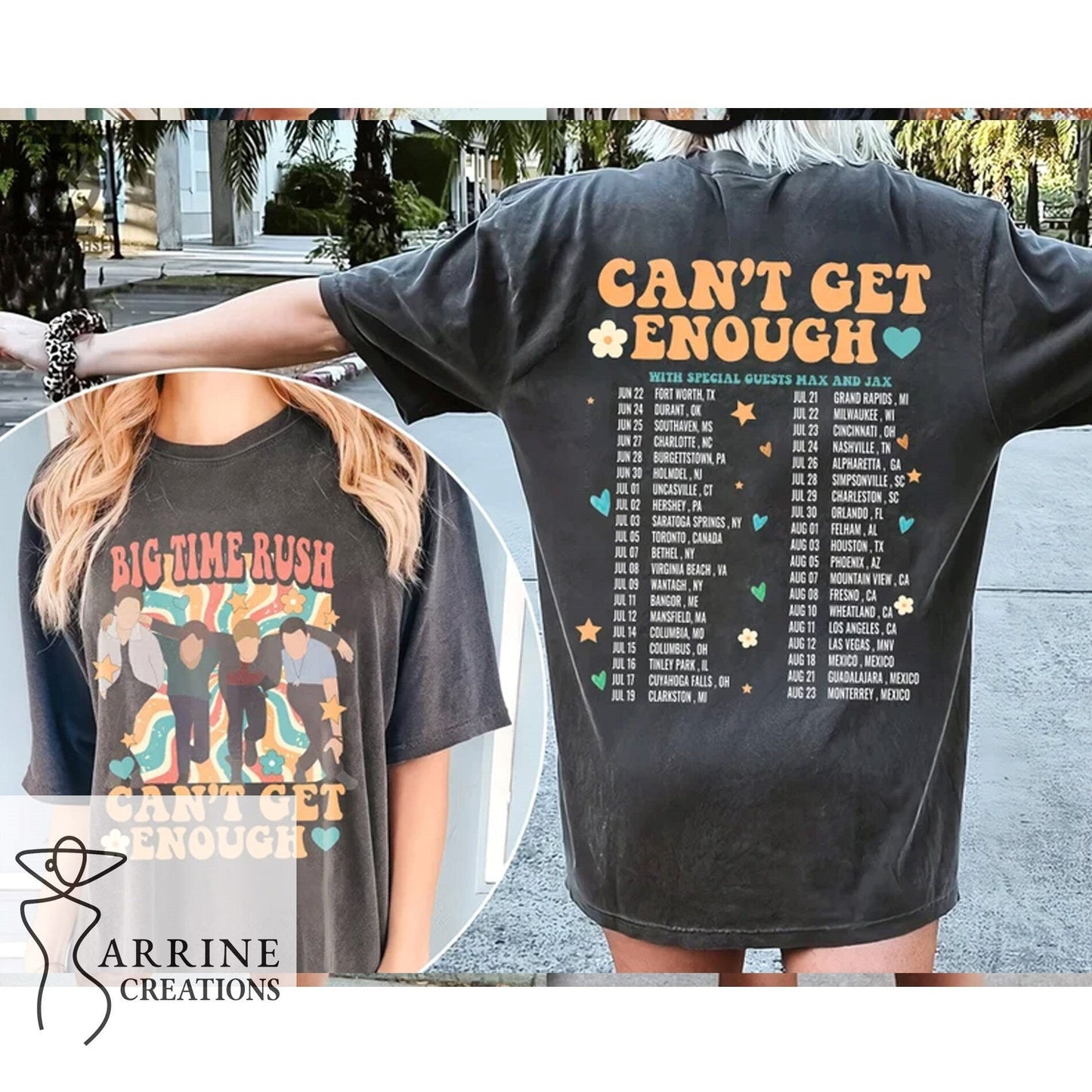 Can't Get Enough Album Shirt, Big Time Rush Band Graphic Tee