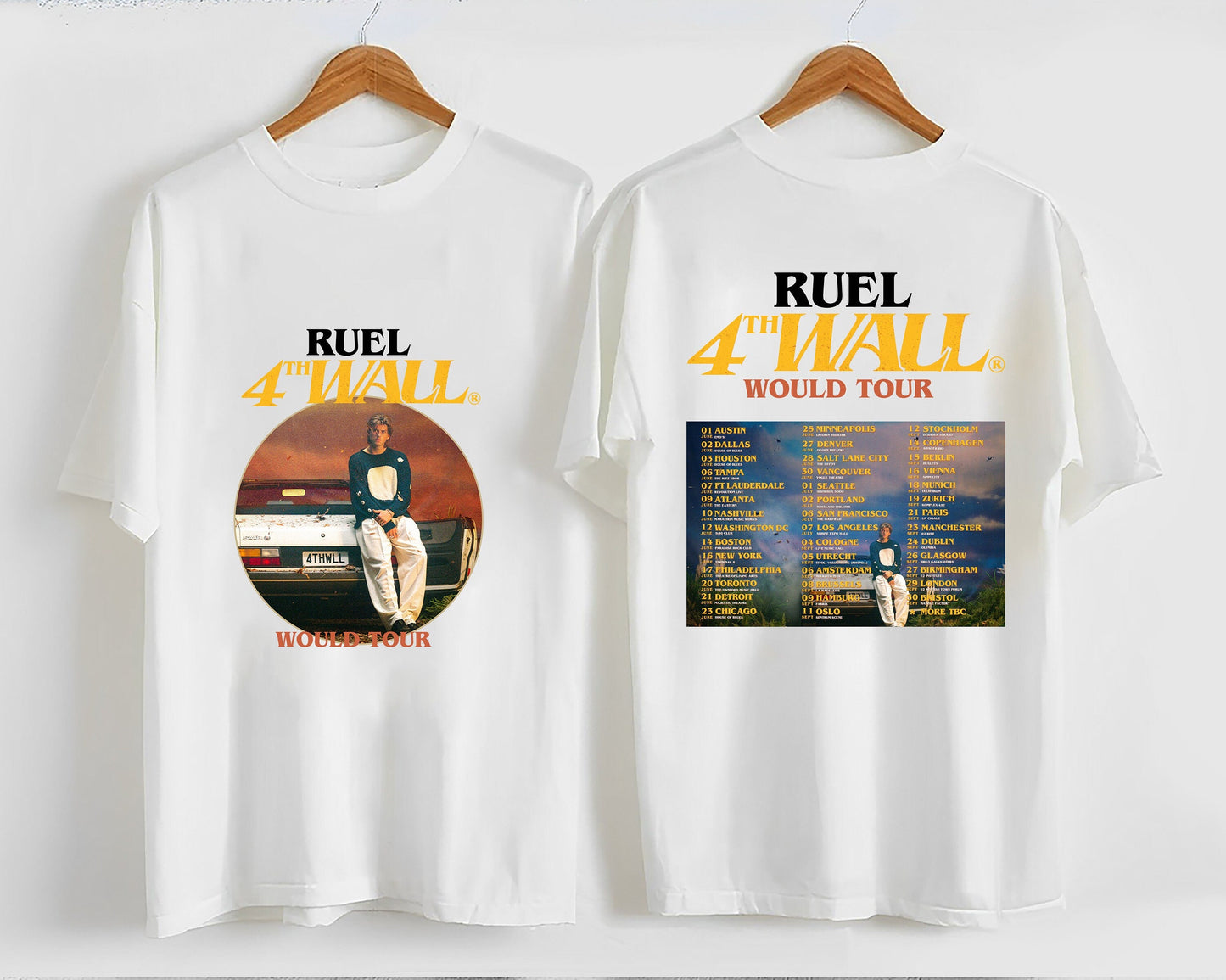 Ruel 4th Wall World Tour 2023 Shirt, Ruel 4th Wall Shirt