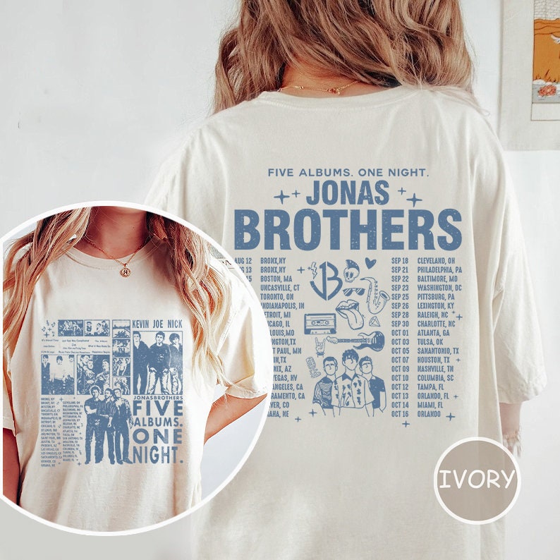 Jonas Brothers Shirt, Jonas Brothers 2023 Tour Shirt